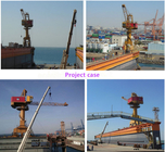 50T Mobile Gantry Crane Material Handling Crane With Safety Device