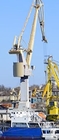 Span 3.2m~6.0m Marine Floating Dock Crane Heavy Lifting For Shipyard Port