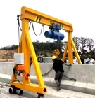 Portable Electric Gantry Crane Respectable Load Capacity High Flexibility