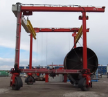 Precast Yard F12-20t Tire Mobile Gantry Cranes Minimizing Downtime
