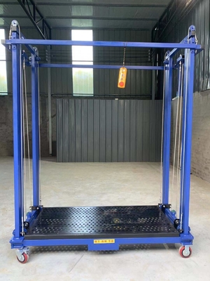 Full Automatic Work Scaffolding Lifting Equipment Folding Movable 300kg