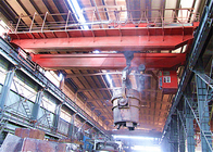 Heavy Duty Steel Overhead 3P Ladle Crane For Steel Plant To Lift Molten Metal
