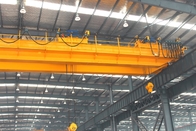 100t Double Girder Overhead Crane EOT Crane Yellow Color for Factory