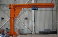 2000kg Pillar Mounted Jib Crane Lifting Machine With 360 ° Rotating Color Customized