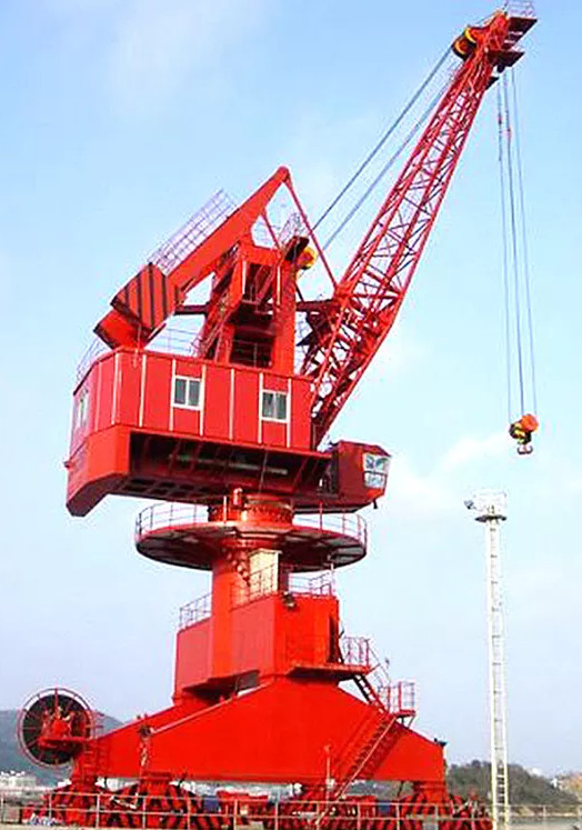 Floating Dock Crane, Floating Dock Marine Crane, Sea Port Heavy Lifting