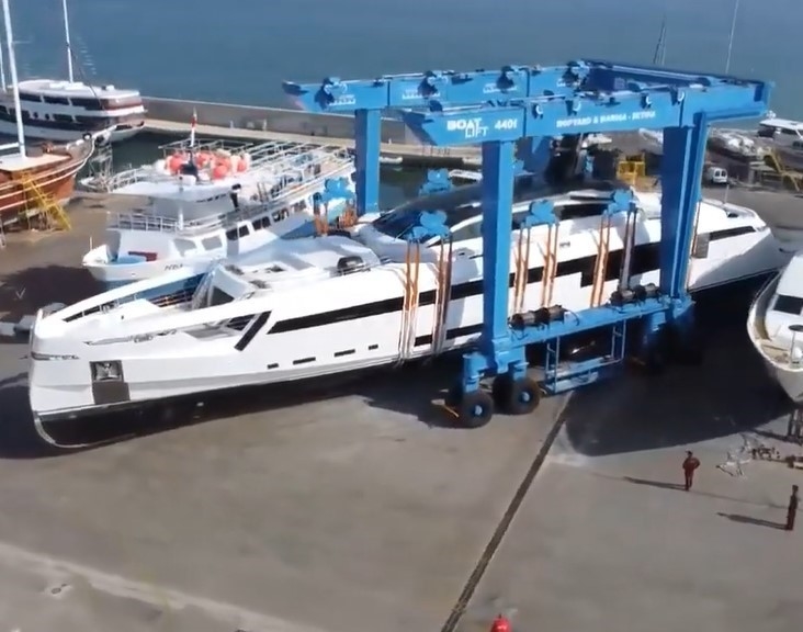 Customized 10-1200 Tonnes Ship Lifting Crane A5-A8 Working Class