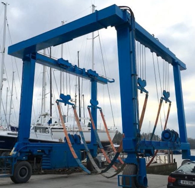 5 -15m Lifting Height Yacht Boat Hoist Crane Machine 8.5m/Min Speed
