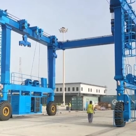 5-110m Span Travelift Crane Material Handling Crane Custom Capacity