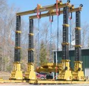 50t~1000t Hydraulic Gantry Crane Height Adjustable Hoisting Precision Instruments