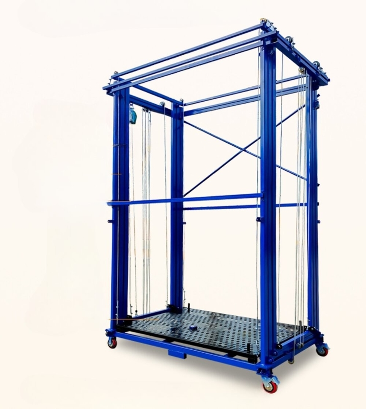 Safety 500kg Load Scaffold Material Lift For Household Using