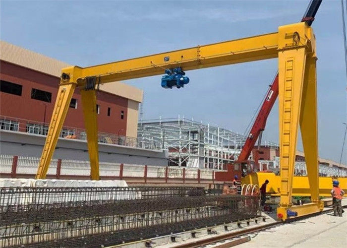 Factory 5T 10T 16T Travelling Rail Gantry Crane Single Bridge Trolley