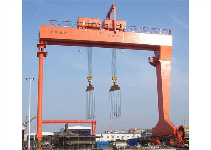 A7 A8 80 Ton MG Double Gantry Crane Mobile Shipbuilding Gantry Crane