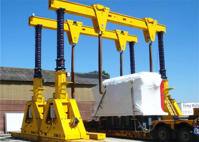 Material Lifting Hydraulic Gantry Crane Hydraulic Mobile Travel Lift