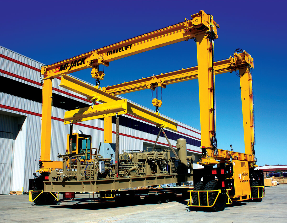 Travelift Mobile Gantry Crane for Miscellaneous Large Containers Lifting Transport