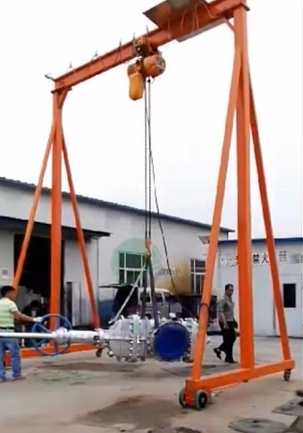 Customized Workshop Portable Gantry Crane 5 Ton 380V 50Hz 3Phase