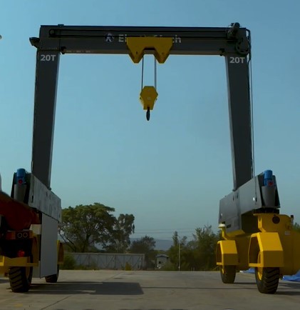 3-40 meters Lifting Traveling Gantry Crane Electric RTG Crane for Precast yard