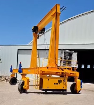 assemble 5 Ton Mobile Gantry Crane Different Height All Clear Width