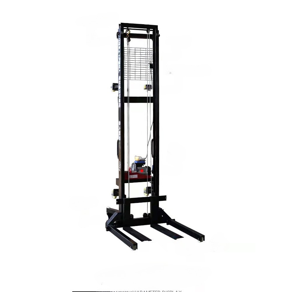 Portable Small Loading 300kg Brick Lift Electric Truck Mounted Forklift Warehouse Load Elevator