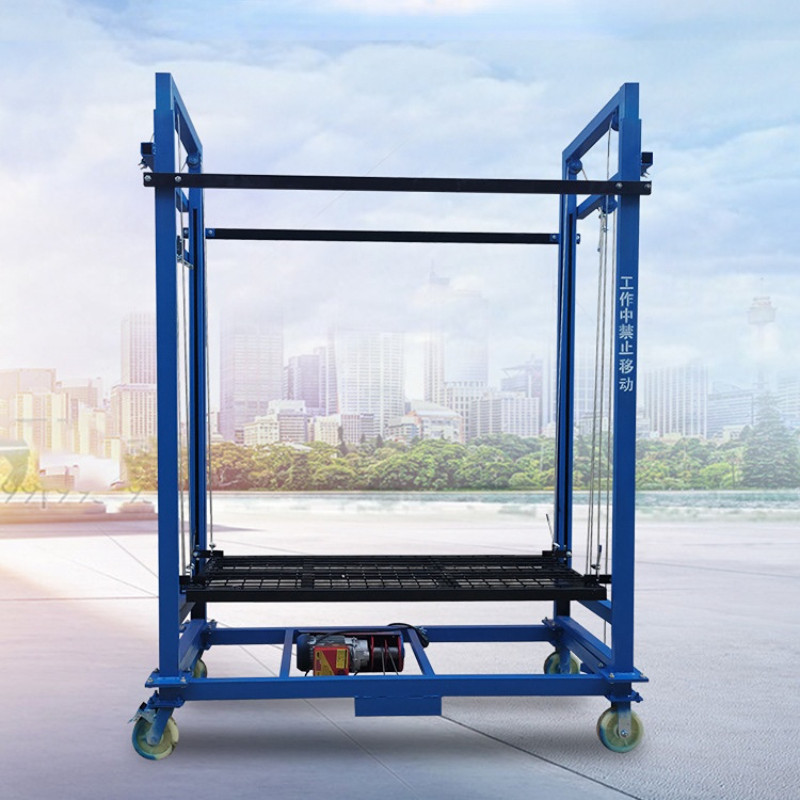 300kg Load Mobile Lifting Equipment 2-8 Meters For Construction Decoration