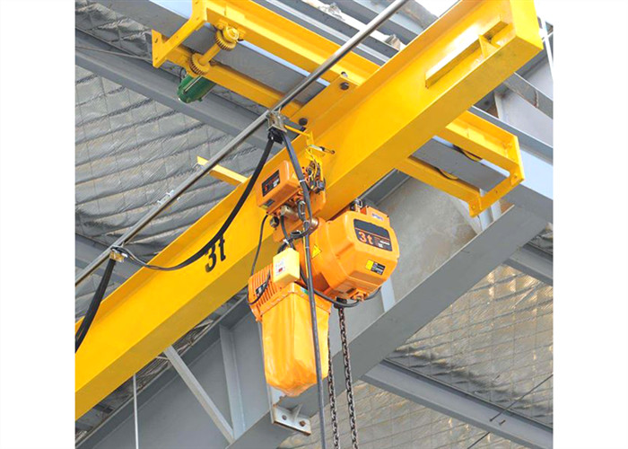 3 Phase 3 Ton High Speed Electric Chain Block Hoist With Trolley