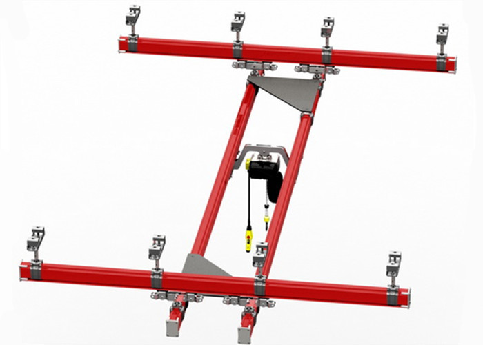 Flexible Overhead Tracking System Kbk Cranes High Efficiency