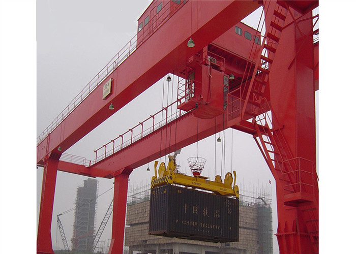 40t 50t Dock Rmg Rail Mounted Container Gantry Crane In Wharf